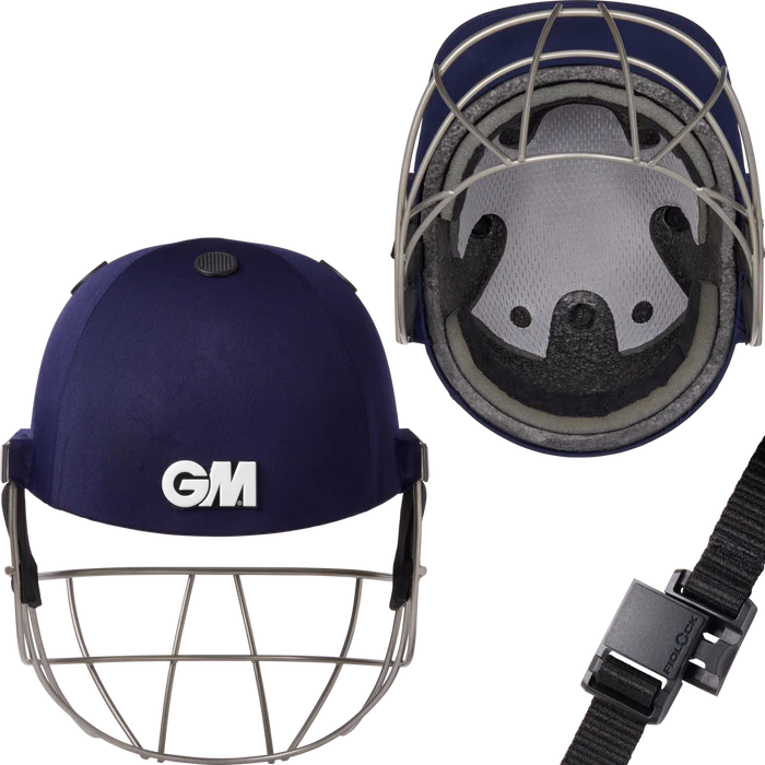 Gunn And Moore Maestro Ti Helmet Titannium Grill