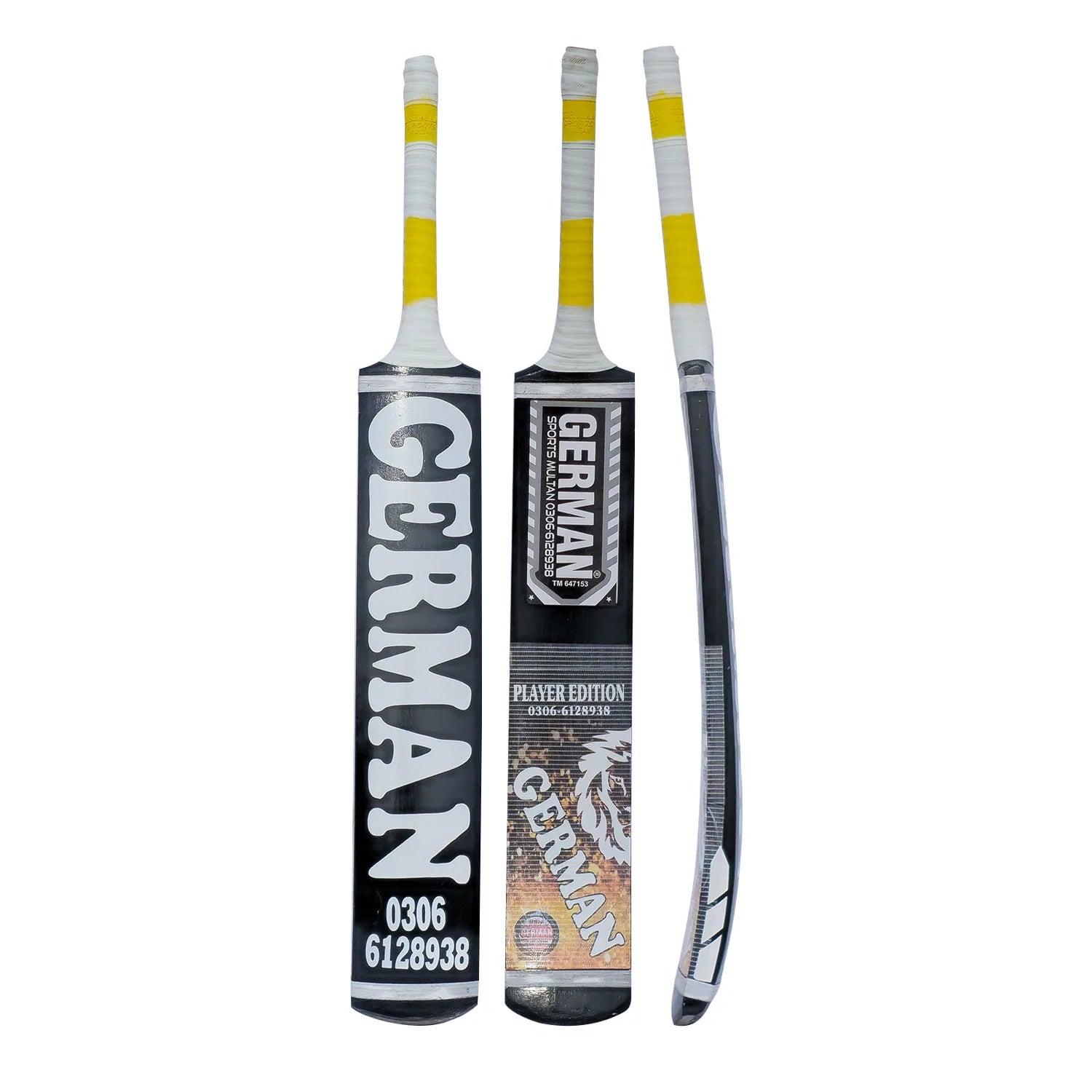 German Cricket Bat (Tape Ball) Bat In Premium Quality Black