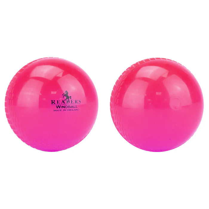 6 X Cricket Windball Wind Balls Orange With Black Seam Air