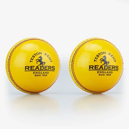Kookaburra Readers Indoor Leather Yellow Cricket Ball
