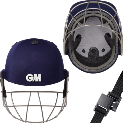 Gunn And Moore Maestro Ti Helmet Titannium Grill