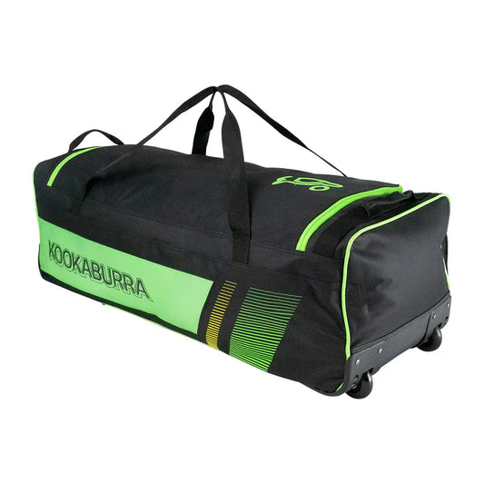 Kookaburra 4500 Wheelie Bag Black/Neon Green