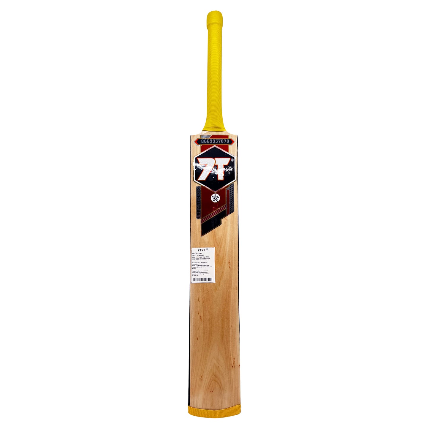7T7T One Side Hero Edition Red Tennis Bat