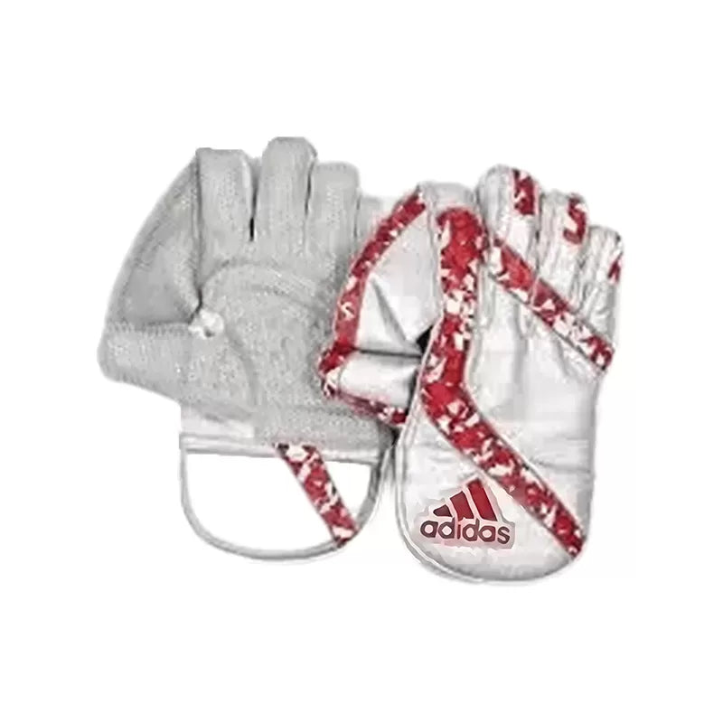 Adidas Pellara 3.0 Wicket Keeping Gloves Red/Silver Adult