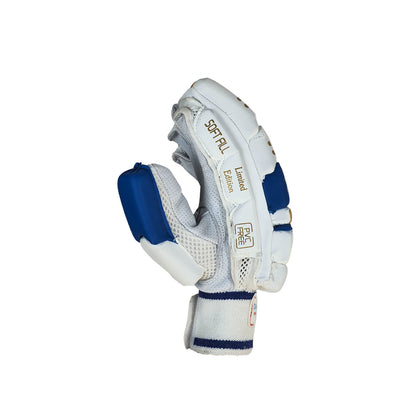 DS 1.0 Blu/Gold Cricket Batting Gloves