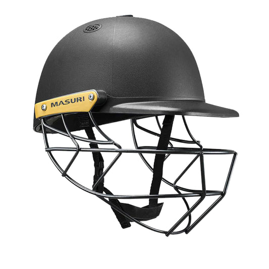 Masuri C Line Steel Cricket Helmet Black