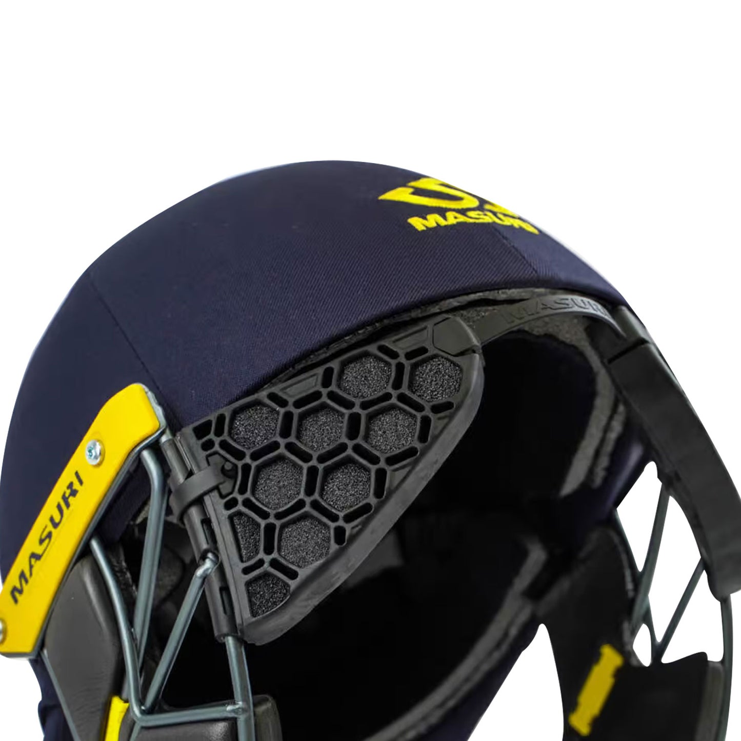 Masuri C LINE PLUS Steel Cricket Helmet Navy