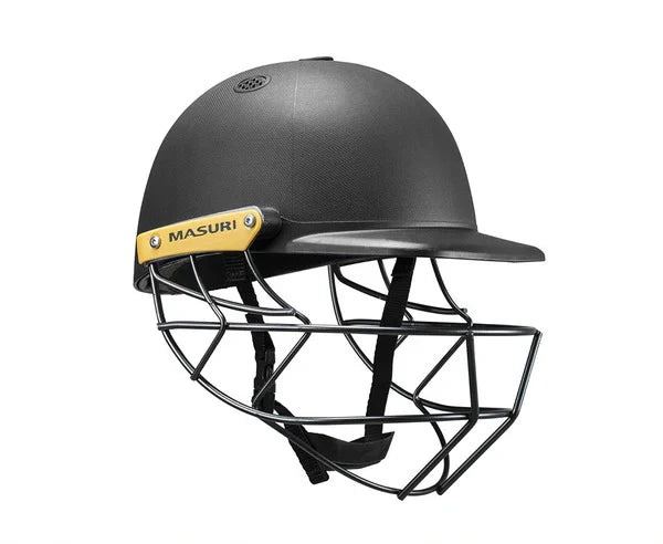 Masuri C Line Plus Steel Cricket Helmet Black