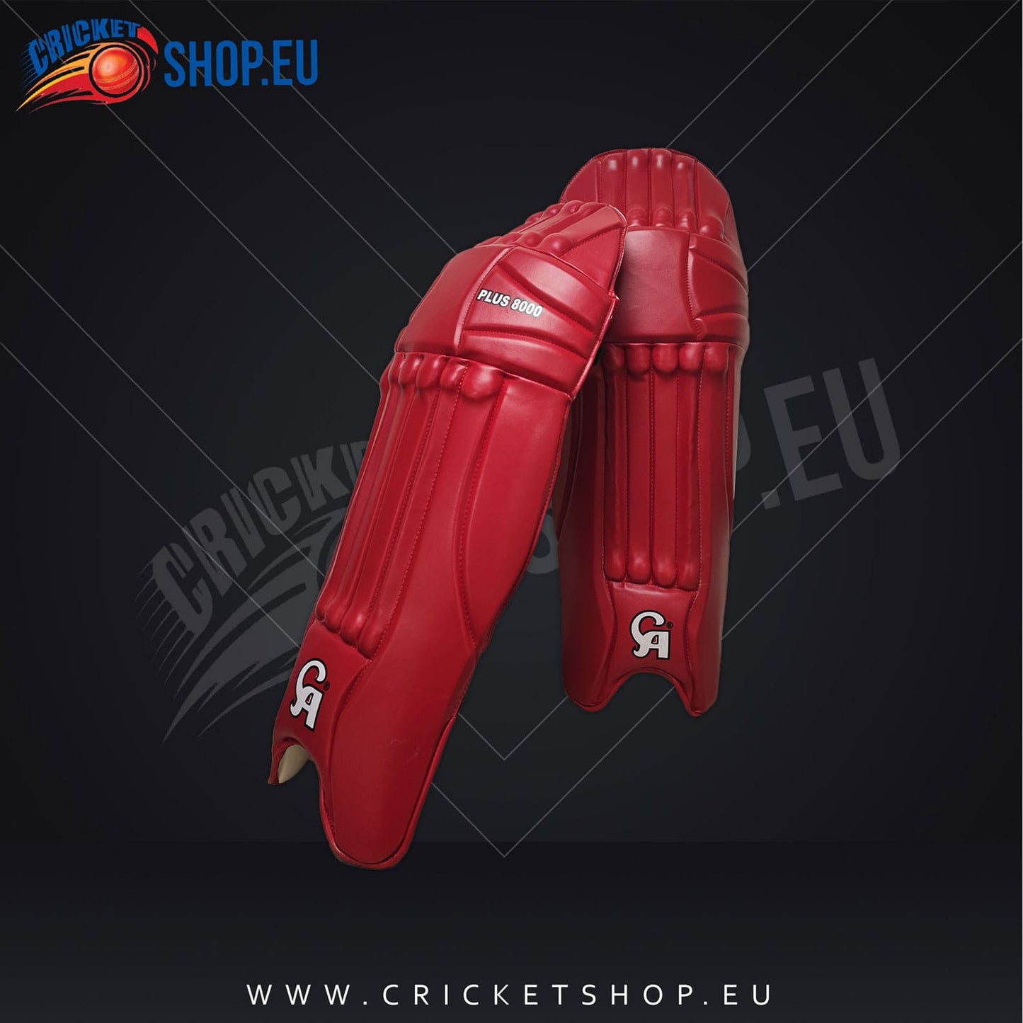 CA Plus 8000 Batting Pads Red Ambi