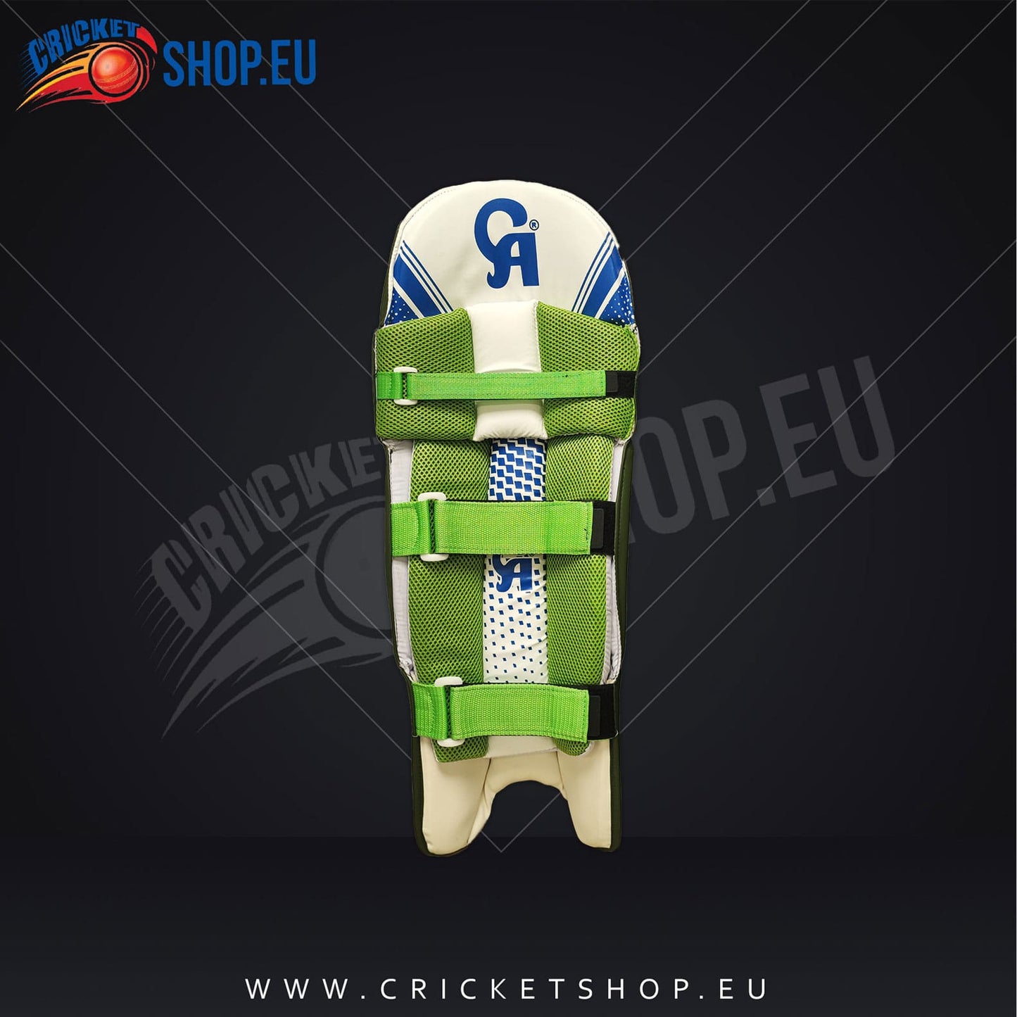 CA Plus 8000 Batting Pads Green Ambi