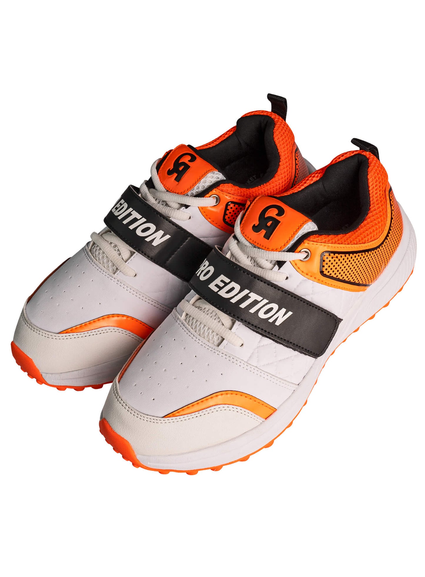 CA Pro Edition Cricket Shoes White/Orange