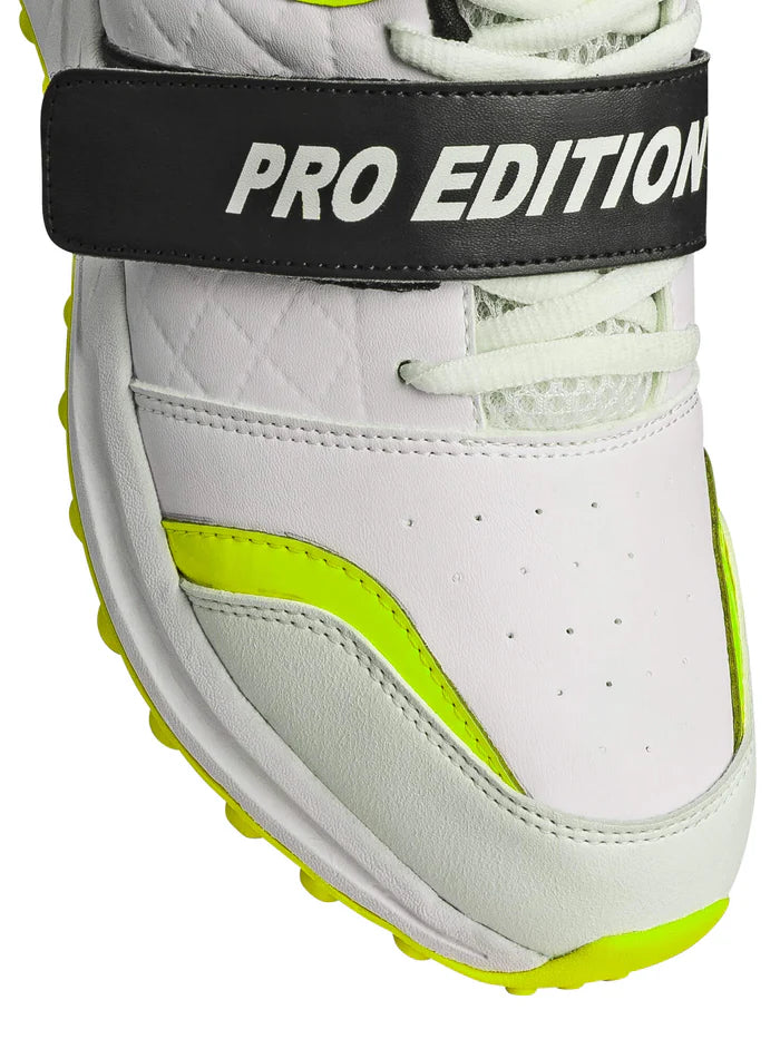 CA Pro Edition Cricket Shoes White/Yellow