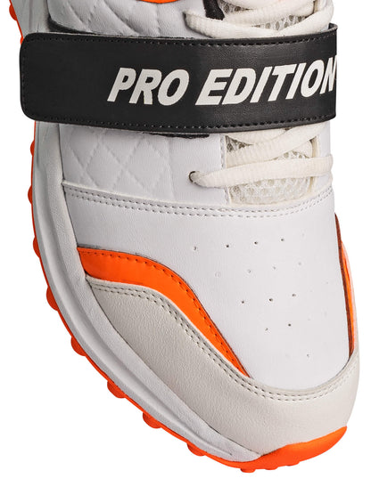 CA Pro Edition Cricket Shoes White/Orange