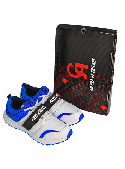 CA Pro Edition Cricket Shoes White/Blue