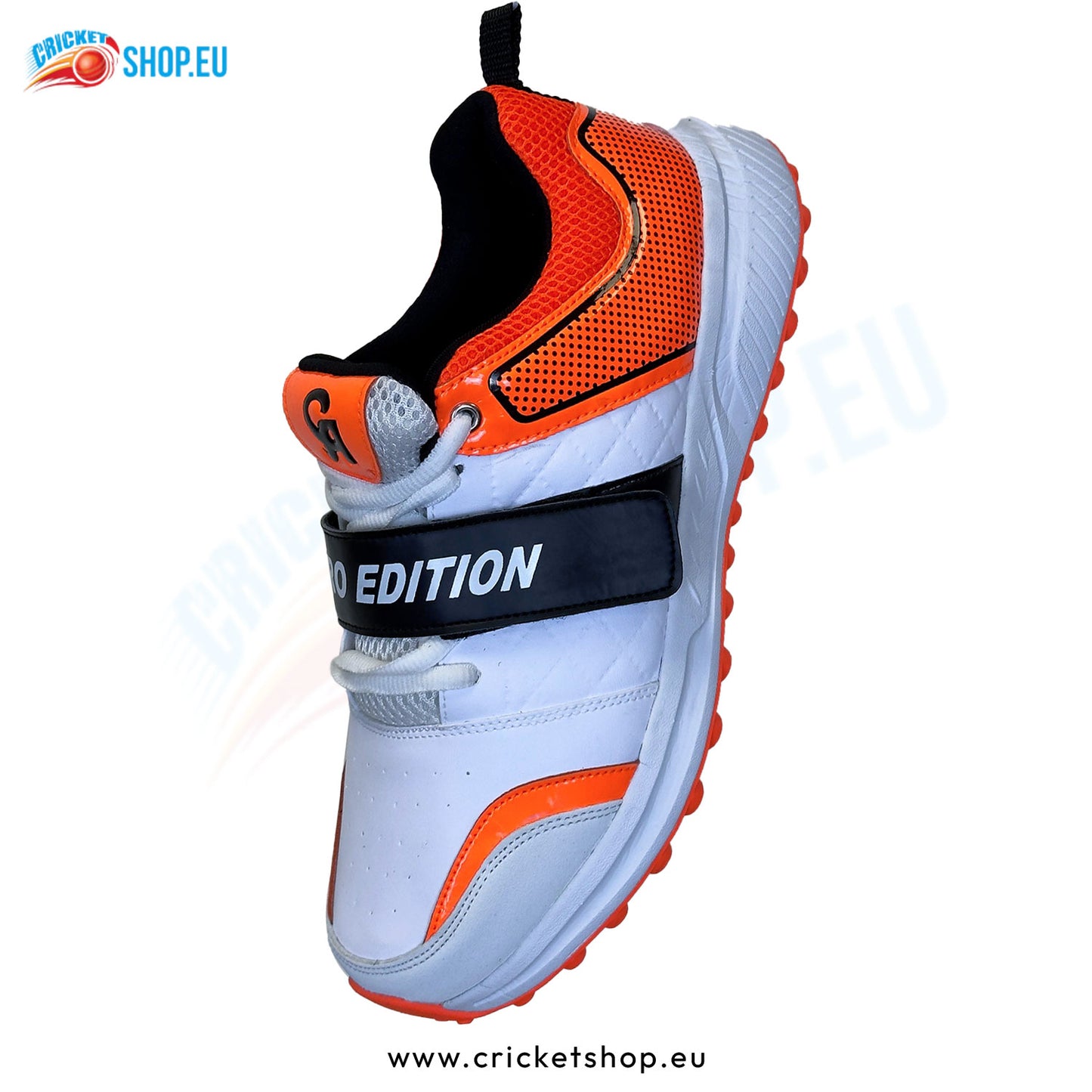 CA Pro Edition Cricket Shoes White/Orange