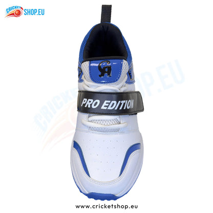 CA Pro Edition Cricket Shoes White/Blue