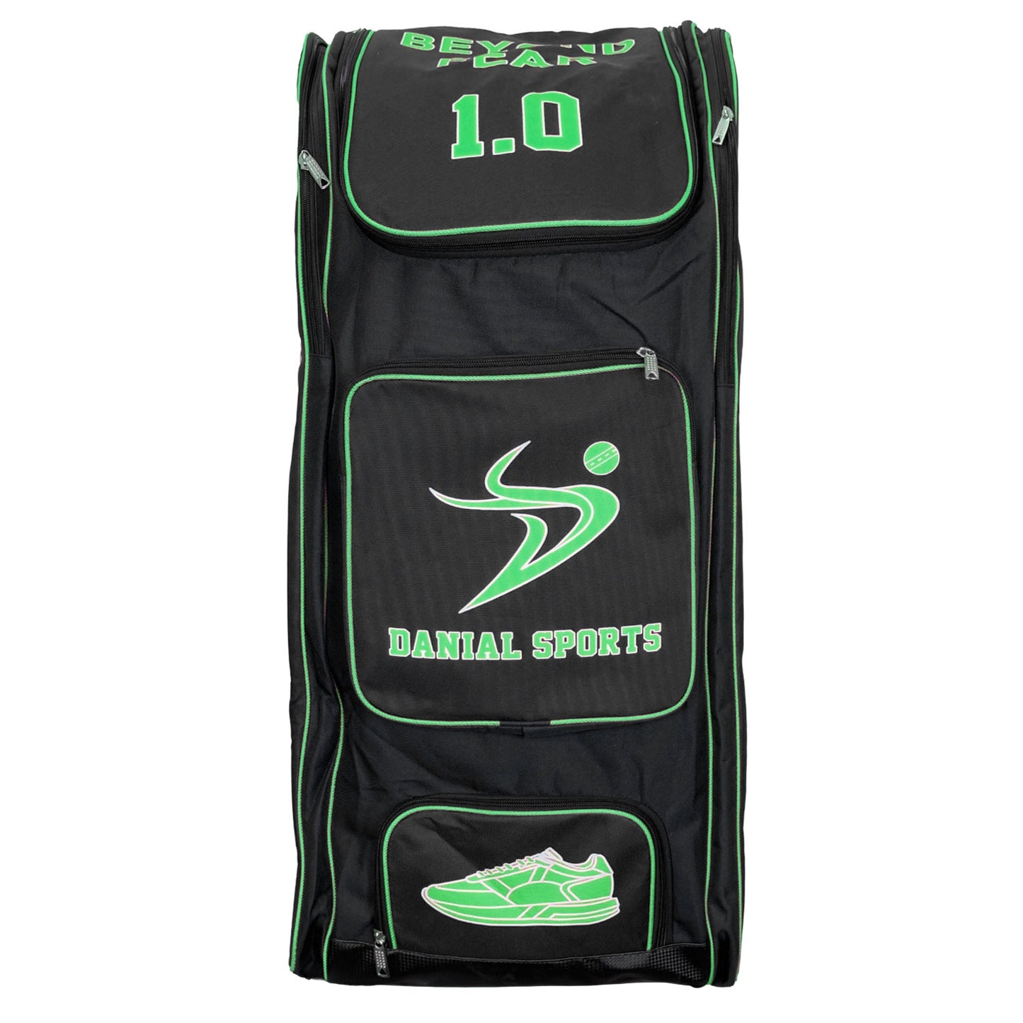 DS 1.0 Duffle Cricket Bag Black/Green