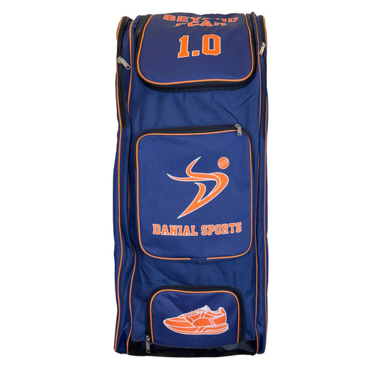 DS Sports 1.0 Duffle Cricket Bag Blue/Orange