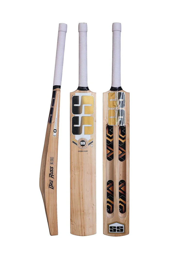 SS Dre Russ Players Jumbo Kashmir Willow Cricket Scoop Bat