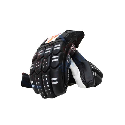 DS Black Cricket Pads & Gloves Set