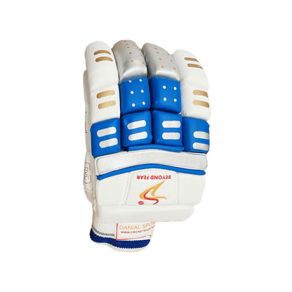 DS Sports D 1.0 Batting Gloves Youth (Silver/Blue)