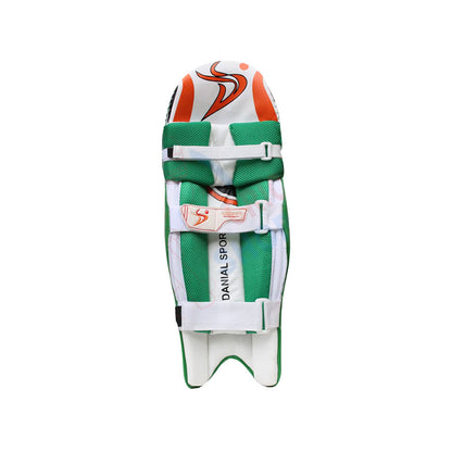 DS Green Cricket Pads & Gloves Set