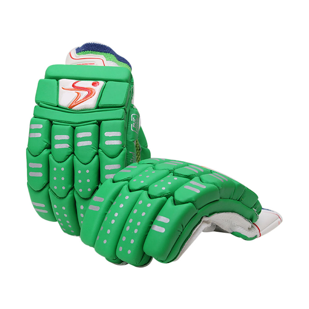 DS Green Cricket Pads & Gloves Set