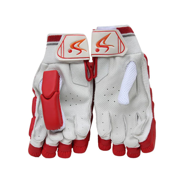 DS Red Cricket Pads And Gloves Set