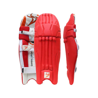 DS Red Cricket Pads And Gloves Set