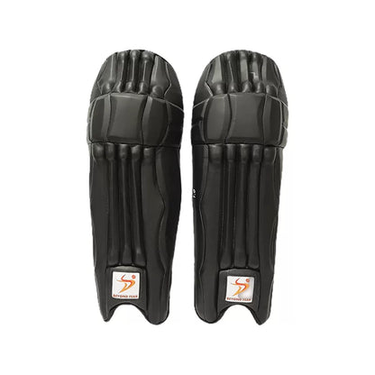 DS Black Cricket Pads & Gloves Set