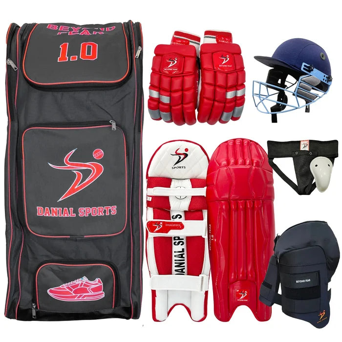DS 1.0 Cricket Batting Set Red