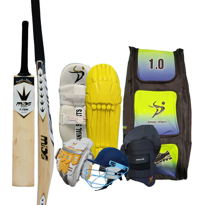 DS 1.0 Mens Cricket Batting Set With Bat