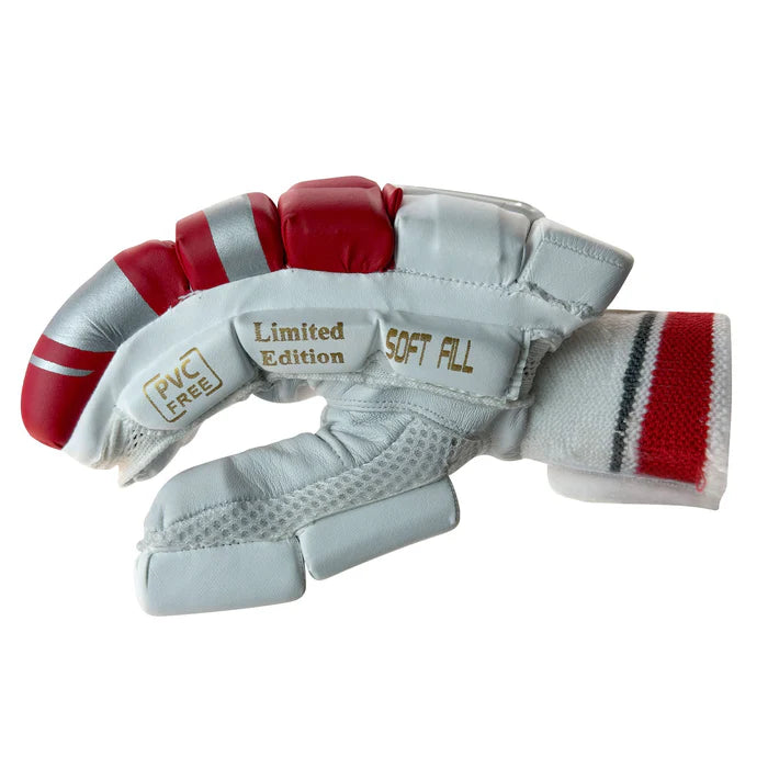 DS 1.1 L.E Batting Gloves White/Red