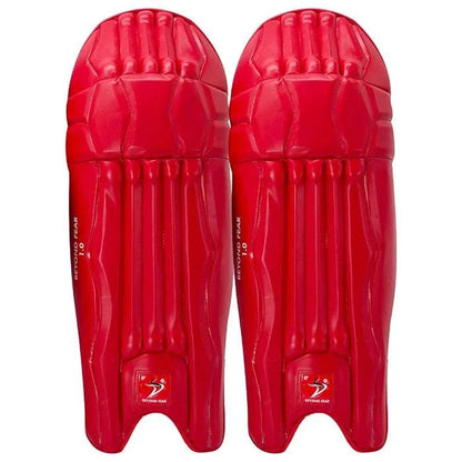 DS T/20 Cricket Batting Pads Red