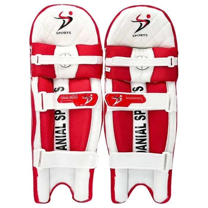 DS T/20 Cricket Batting Pads Red