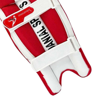 DS T/20 Cricket Batting Pads Red