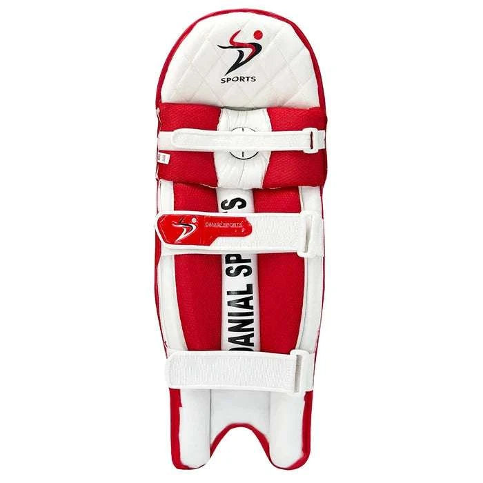 DS T/20 Cricket Batting Pads Red