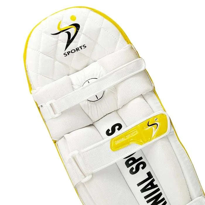 DS T/20 Cricket Batting Pads Yellow