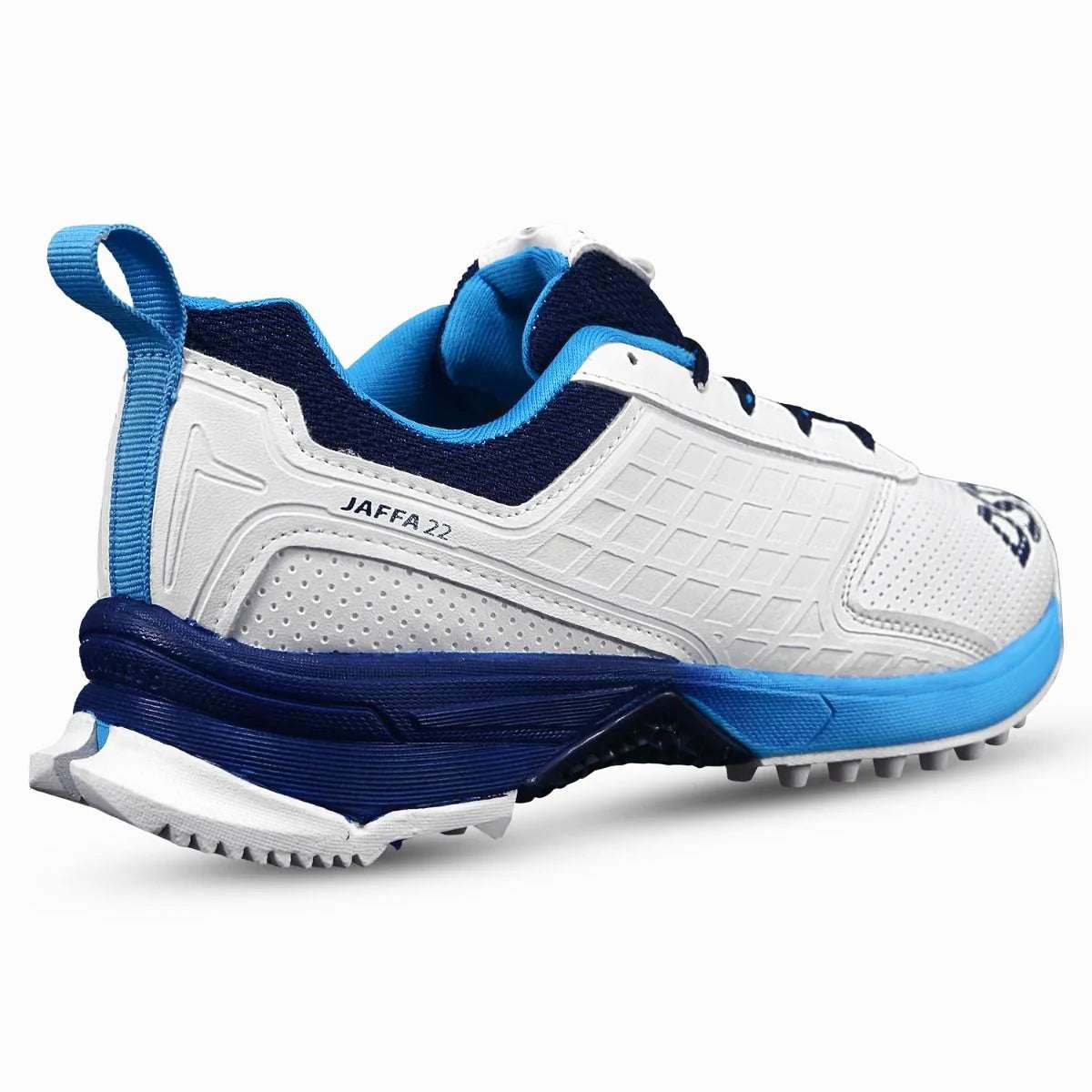 DSC Jaffa 22 Cricket Shoes White/Navy