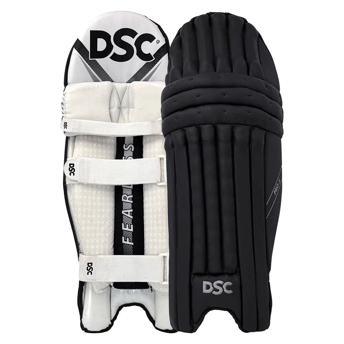 DSC Pro X Batting Leg Guard Black