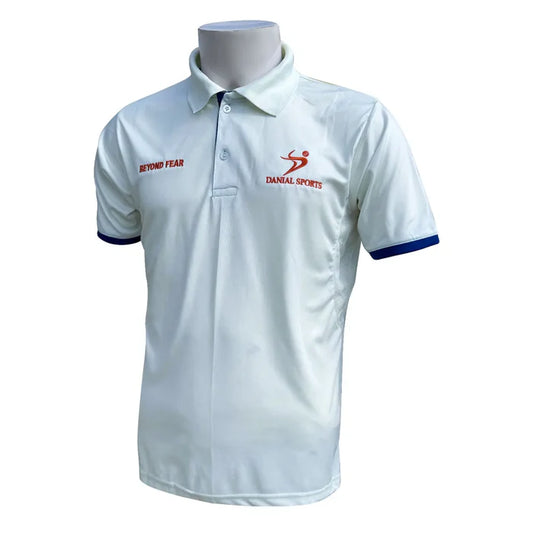 DS Cricket Half Sleves Shirt White