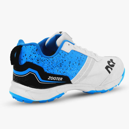 DSC Zooter Cricket Shoes (White-Blue)