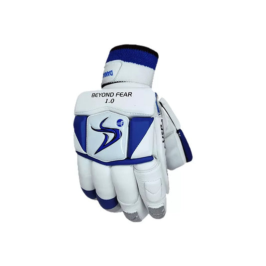 DS Sports D 1.0 White Blue Batting Gloves Youth