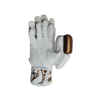 DS Sports 1.0 White Gold Batting Gloves Youth