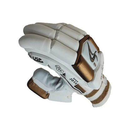 DS Sports 1.0 White Gold Batting Gloves Youth