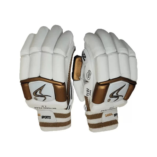 DS Sports D 1.0 White Gold Batting Gloves