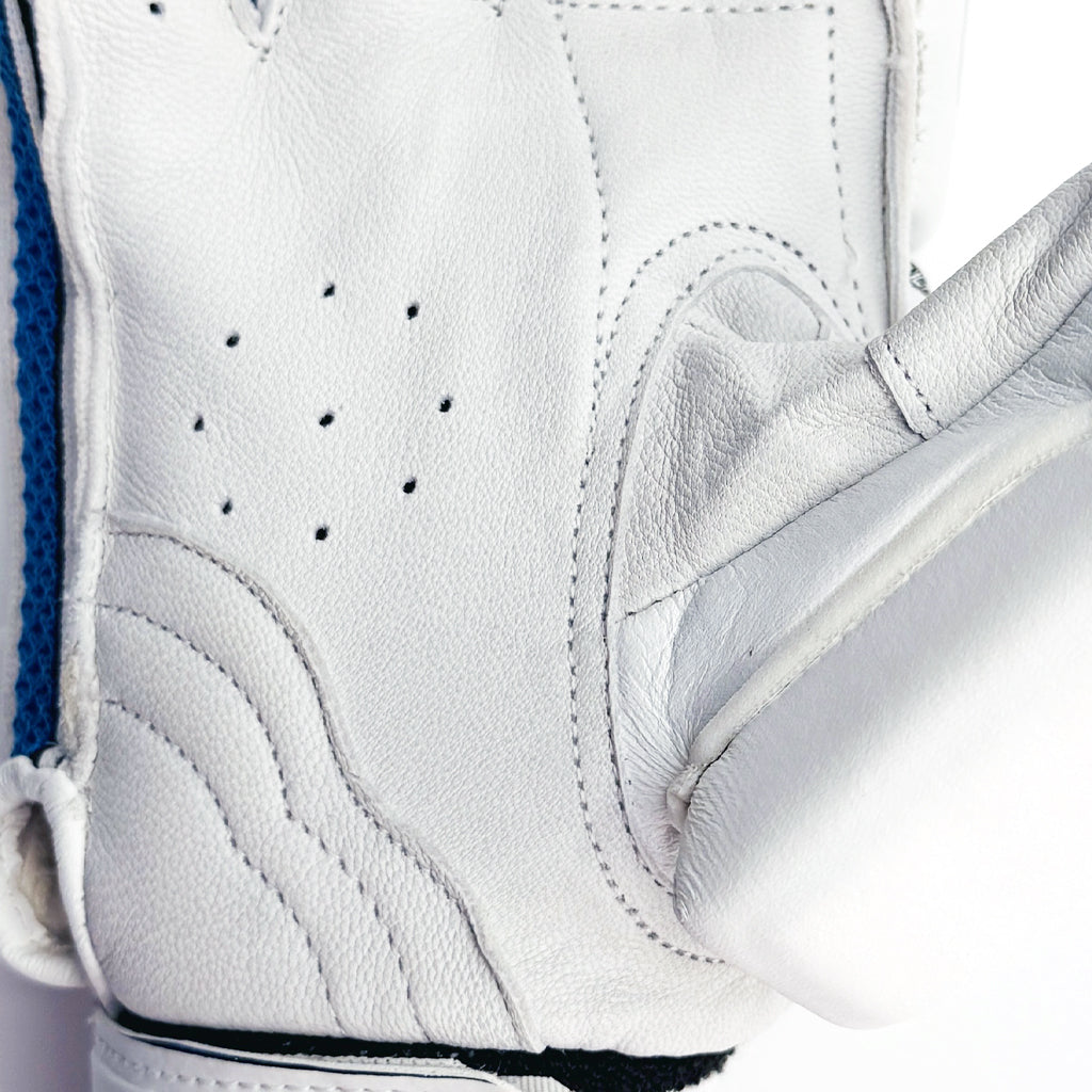 DS Sports D 1.0 White Blue Batting Gloves Adult