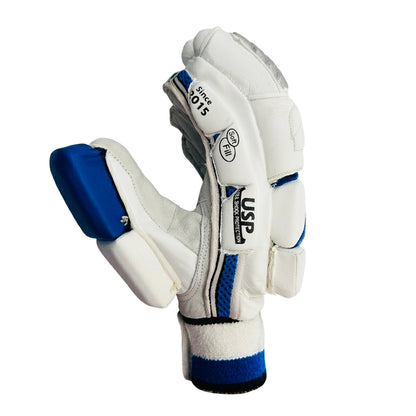DS Sports D 1.0 White Blue Batting Gloves Adult