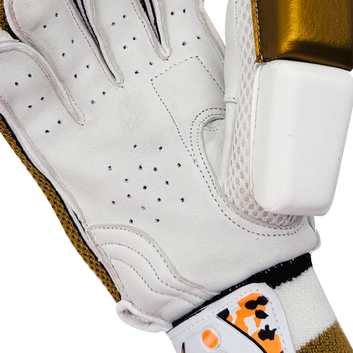 DS Sports D 1.0 White Gold Batting Gloves