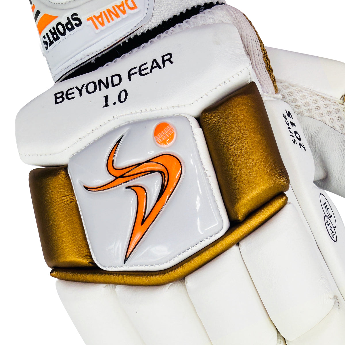 DS Sports D 1.0 White Gold Batting Gloves